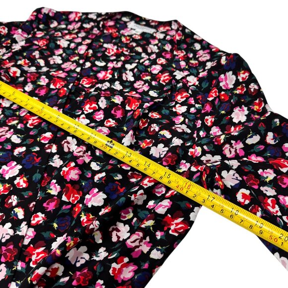 Equipment Floral Maxi Dress Sz S Faux Wrap Long Sleeve Flowy Feminine Career - Picture 7 of 12